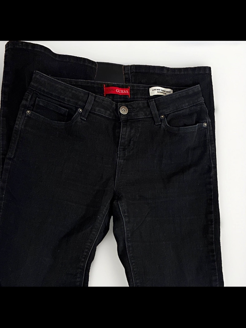 GUESS Women's Black Slim Bootcut Jeans Size 12